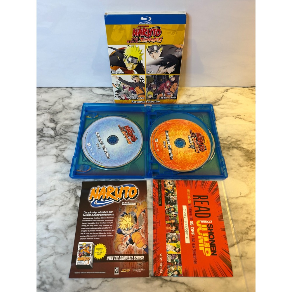 Naruto Shippuden The Movie Rasengan Collection Blu-ray 4-Disc Set Viz Media - Picture 4 of 5
